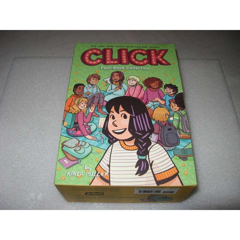 Click 4-Book Box Collection Set by Kayla Miller 2021 Very Nice Books Join Olive